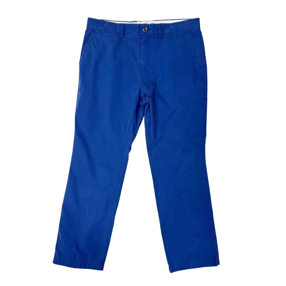 Tailorbyrd Chino Pants Mens 36x30 Blue Slim‎ Fit Cotton Stretch